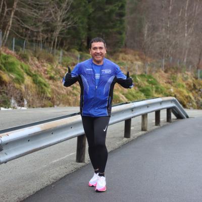 Maratonløper i Maratonkarusellen 2023