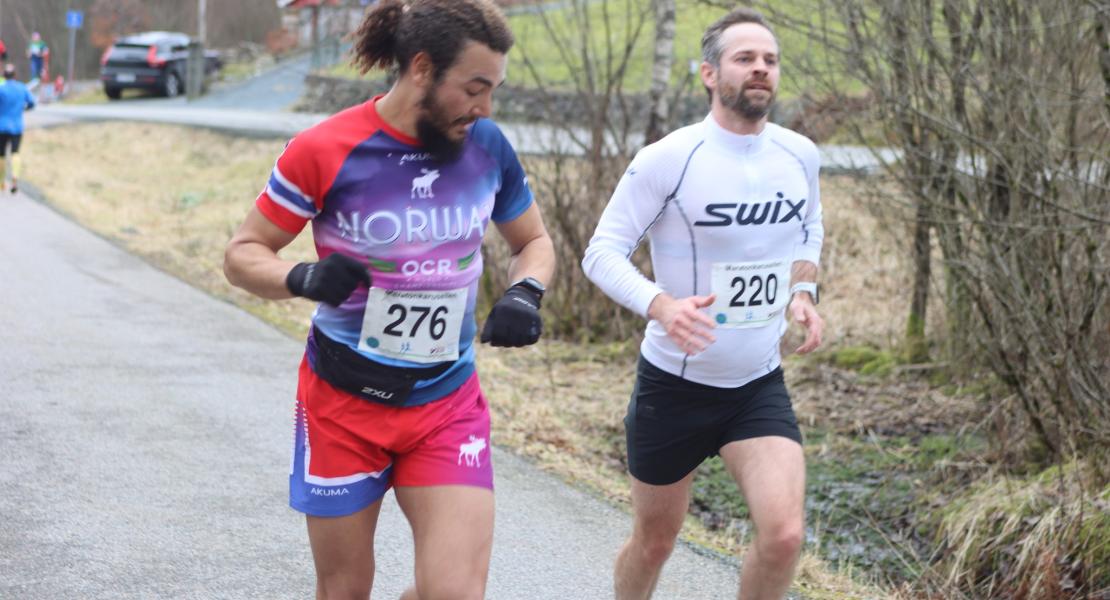 Maratonløper i Maratonkarusellen 2023