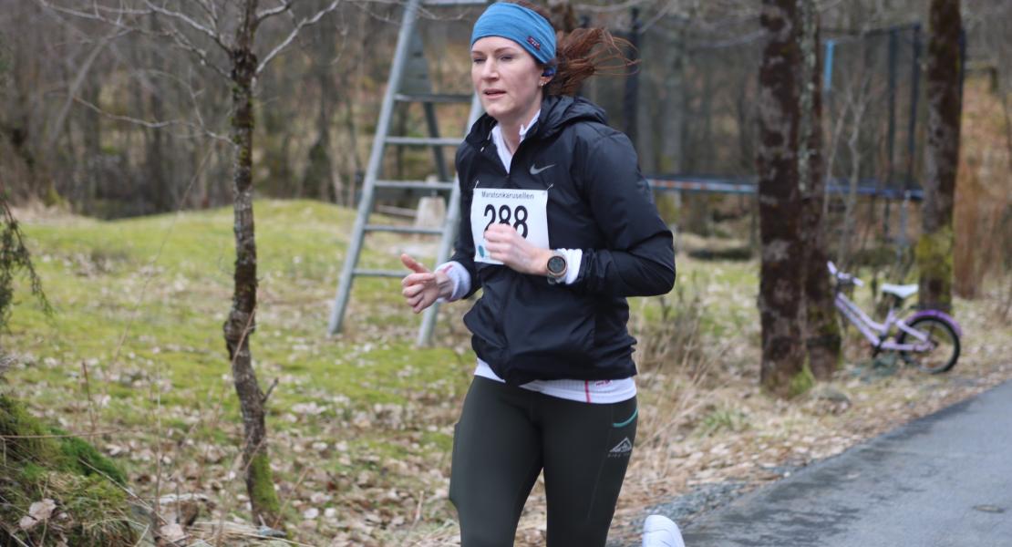 Maratonløper i Maratonkarusellen 2023