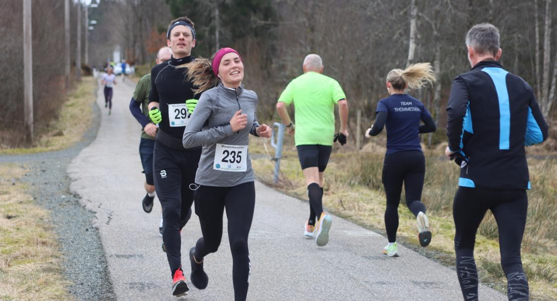 Maratonløper i Maratonkarusellen 2023