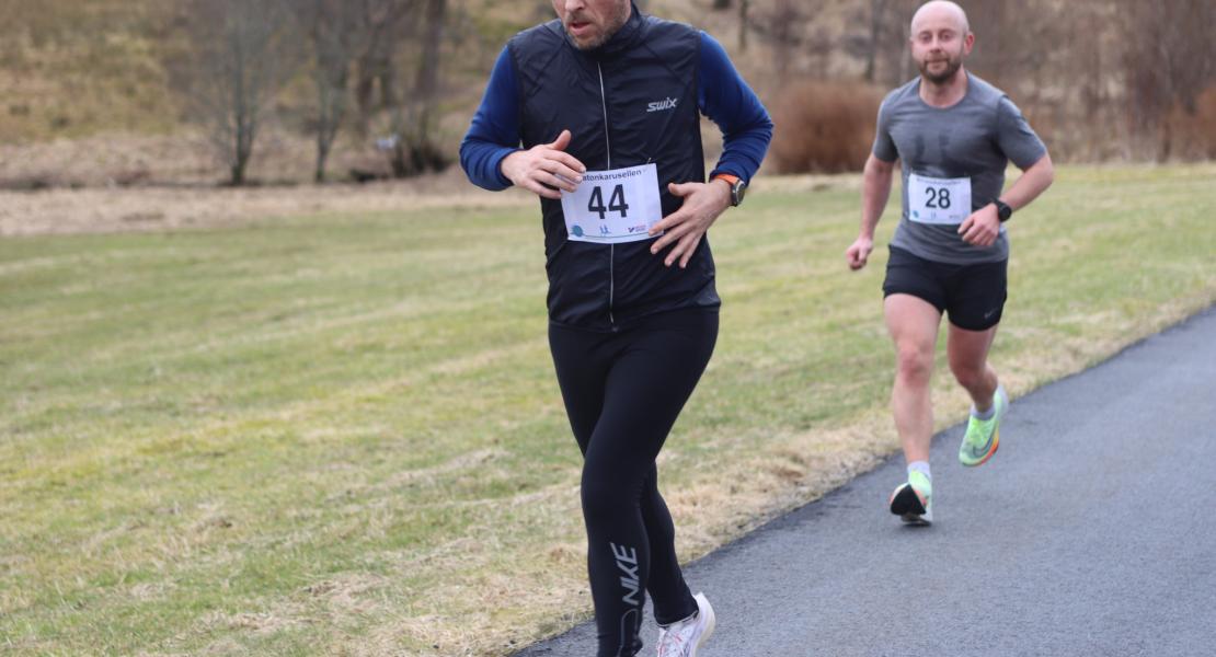 Maratonløper i Maratonkarusellen 2023