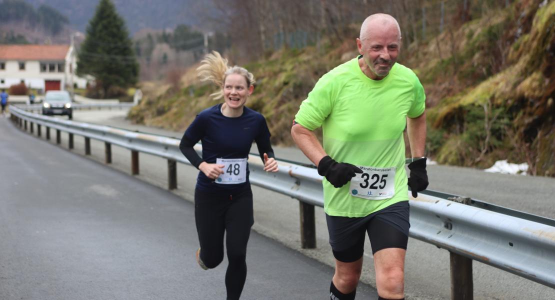 Maratonløper i Maratonkarusellen 2023