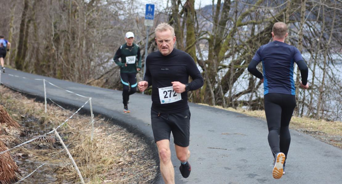 Maratonløper i Maratonkarusellen 2023