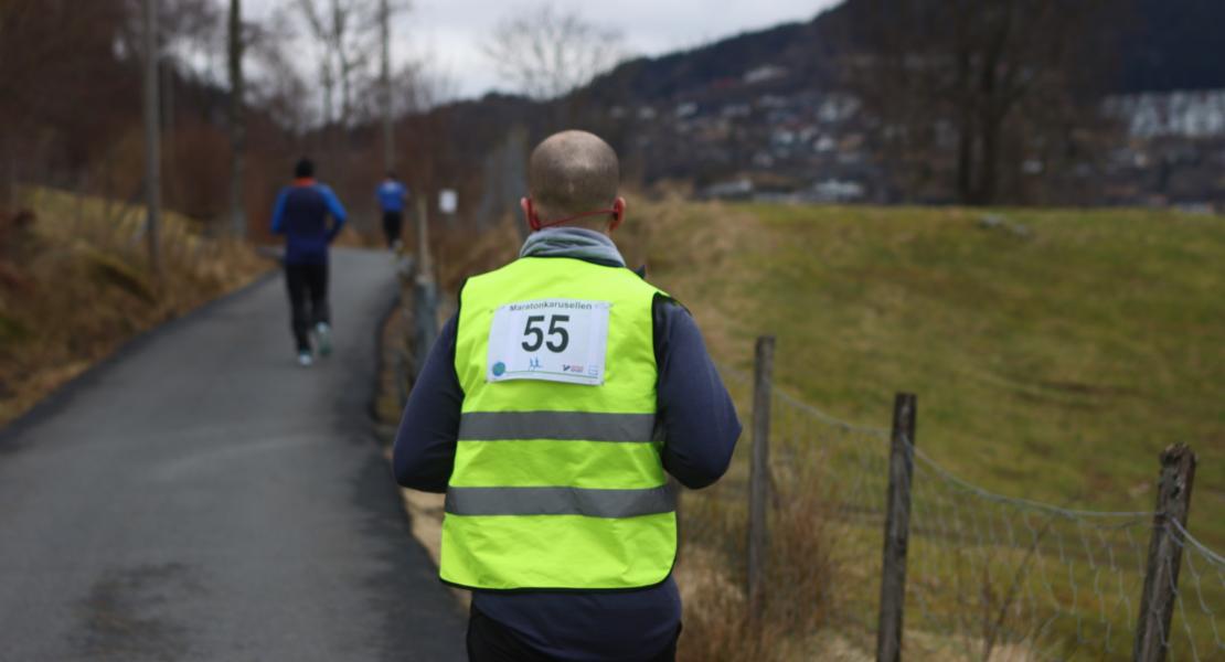 Maratonløper i Maratonkarusellen 2023