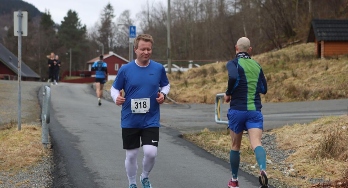 Maratonløper i Maratonkarusellen 2023