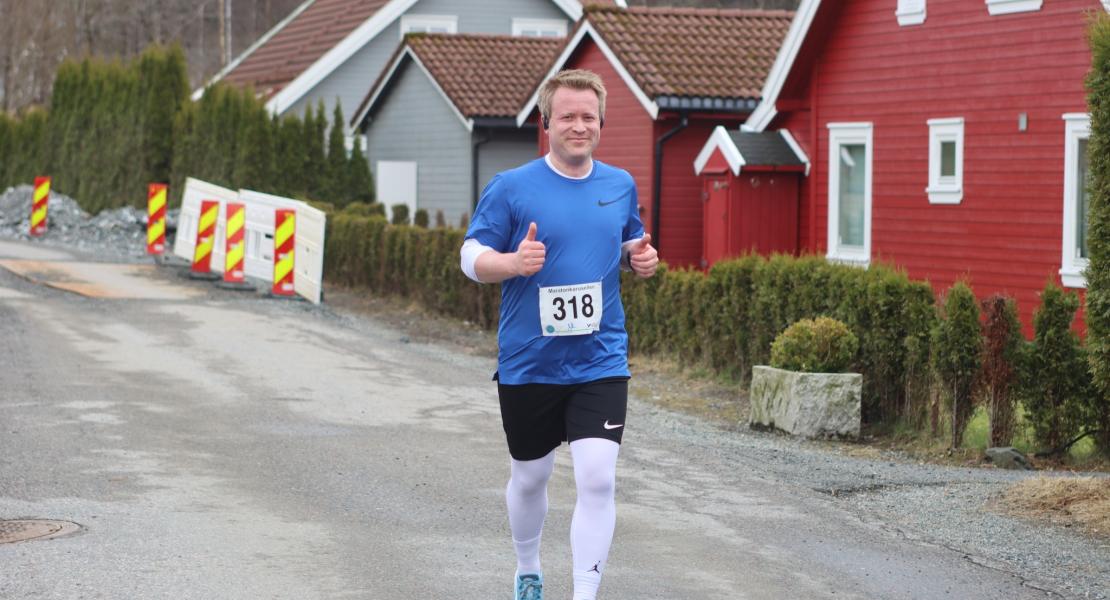 Maratonløper i Maratonkarusellen 2023