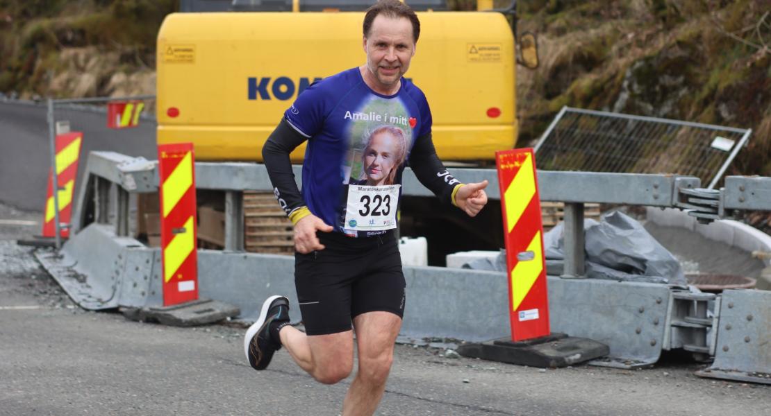 Maratonløper i Maratonkarusellen 2023