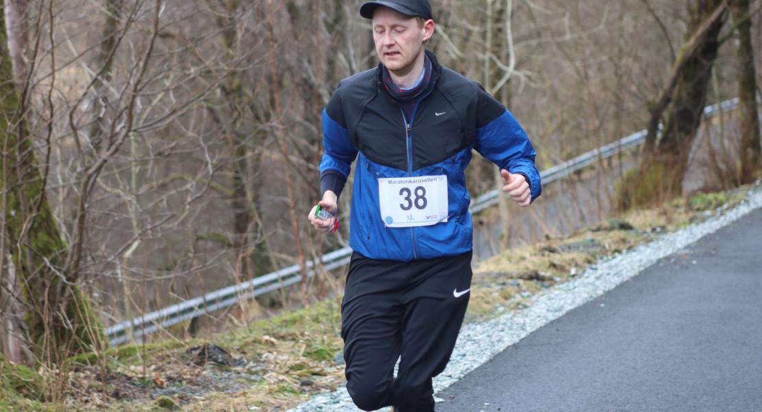 Maratonløper i Maratonkarusellen 2023