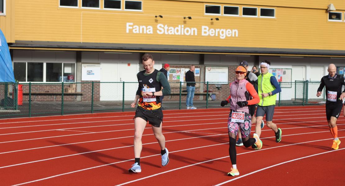 Maratonløper i Maratonkarusellen 2023