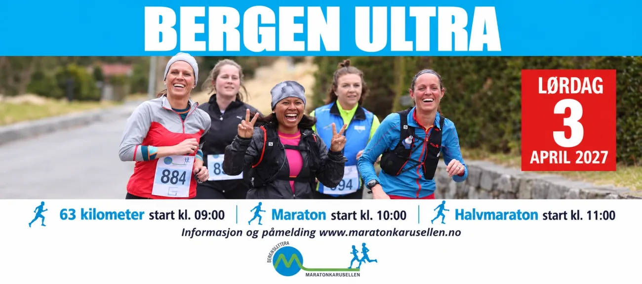 Løp 3-2027: Bergen Ultra