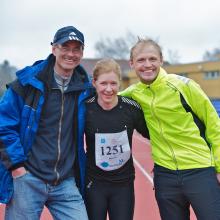 Foto: Toppsport Jørgen Pettersen. Bilde av: Jan Fjærestad, Rebecca Hilland, Hjelpetrener Dag Hilland