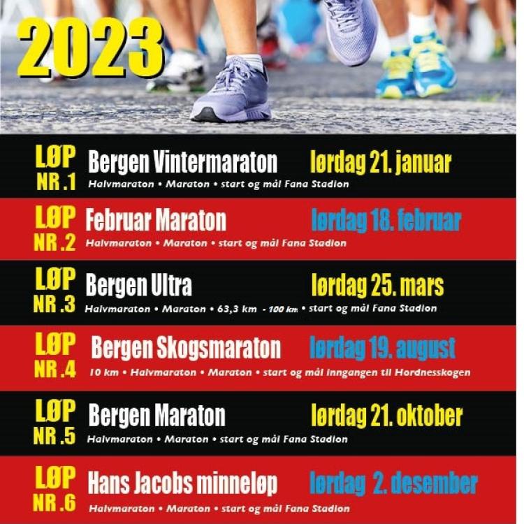 Løpsdatoer 2023