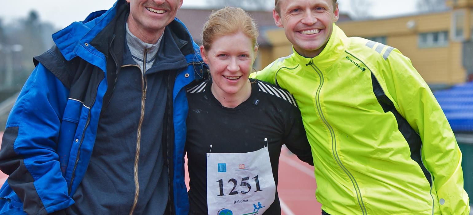 Foto: Toppsport Jørgen Pettersen. Bilde av: Jan Fjærestad, Rebecca Hilland, Hjelpetrener Dag Hilland